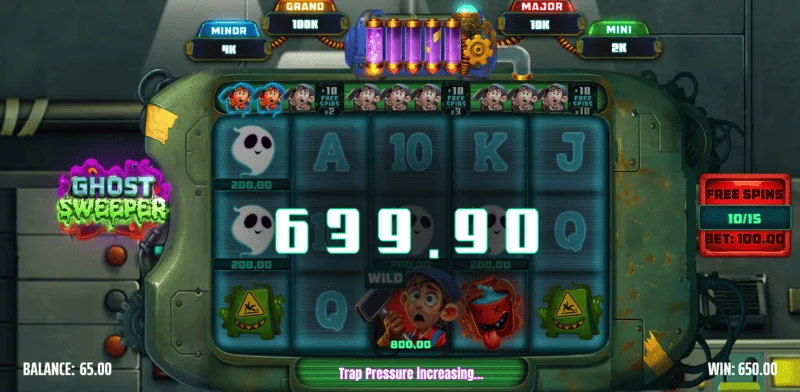 Ghost Sweeper - bua mór sa seicheamh Free Spins le iolraitheoir