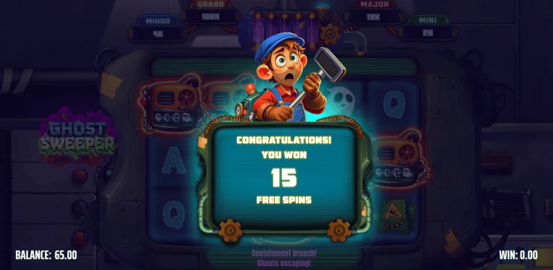 Ghost Sweeper - seoladh Free Spins